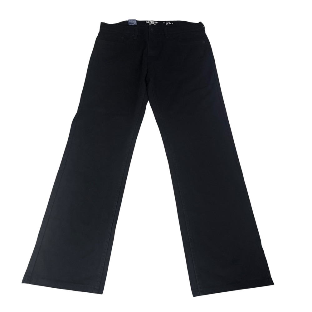 Denizen Levi's 285 Relaxed Fit Jeans Flex Stretch Black NWT Mens 38x32